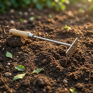 Cultivateur manuel de <span class=keywords><strong>jardin</strong></span> <span class=keywords><strong>en</strong></span> acier inoxydable à 5 dents de bonne qualité, outil de motricité avec manche <span class=keywords><strong>en</strong></span> <span class=keywords><strong>bois</strong></span>, mini-<span class=keywords><strong>râteau</strong></span> <span class=keywords><strong>pour</strong></span> le désherbage, outils à main - Product Image 6