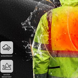 جاكيت أمان مقاوم للماء ساخن من الفئة <span class=keywords><strong>3</strong></span> معطف بناء للعمل للرجال والنساء في فصل الشتاء Veste De Chantier - Product Image 1