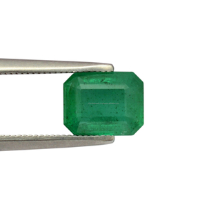 2,10 CTS. Esmeralda zambiana natural 8,7x6,90mm Octagon Emerald Cut Faceted Loose Gemstone Proveedor al por mayor de La India - Product Image 1