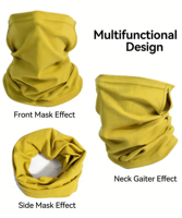 Personnalisé de haute qualité cyclisme cou guêtre tube sans couture vente en gros polyester uni bandana écharpe blanc noir bandana