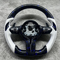 Volant de voiture en fibre de carbone forgée adapté aux BMW F30 F10 F15 F36 F20 F22 F25 F32 M3 M4 M5 X5 E46 E60 E70 E90 E91 E92