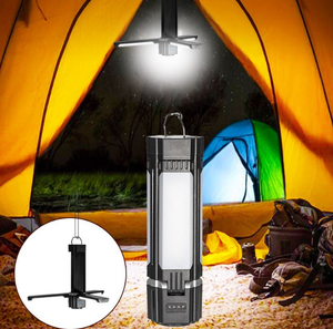 Linterna LED 5 en 1 Recargable, Portátil, de Mesa/Colgante/Linterna de Mano para Emergencias, Campamento, Senderismo, Pesca, Reparaciones y Trabajo - Product Image 1