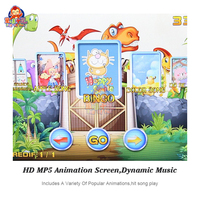 Divertissement pour enfants de haute qualité Tasse rotative à jetons Kiddie Rides avec jeu vidéo à vendre