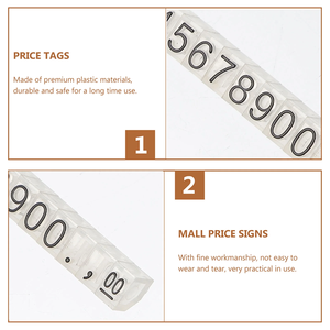 Alfanümerik Çıkarılabilir Geri Dönüştürülebilir Katlanabilir Döner Modern Özelleştirilmiş Saat Elektronik Ürünleri Mücevher Fiyat Gösterge Etiketleri Lüks Ürünler İçin - Product Image 6