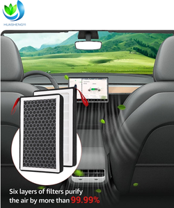 Filtre à air de haute efficacité pour voiture, filtre d'habitacle, filtre à <span class=keywords><strong>charbon</strong></span> <span class=keywords><strong>actif</strong></span>, couvercle d'admission, nouveau filtre à air pour Tesla Model 3/Y - Product Image 1