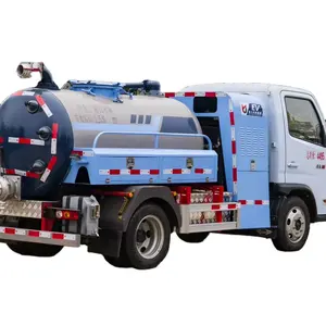 EV Vacuum Pump Sanitation Vehicles Clean Sludge 25T 15CBM Heavy Duty Truck Pure Electric Sewage Suction Truck