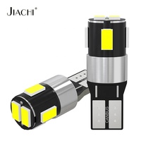 Ampoules LED JiaChi en gros super lumineuses T10 W5W 194 168 CANBUS blanc froid jaune rouge DC12V pour éclairage de dôme, de carte et de plaque d'immatriculation