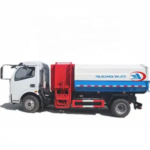 foton 3 CBM Small Hanging Bucket Garbage Truck Waste Transfer Truck with Container for sale