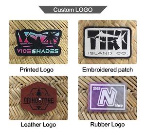 Sombrero de playa de lujo con estampado de verano, sombreros de paja de salvavidas para Surf con logotipo, sombreros huecos para exteriores, sombreros de paja de ala ancha Natural - Product Image 3