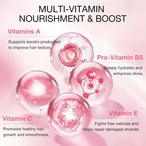 40 Cápsulas Orgánicas Veganas para el Cuidado del Cabello, Suero Capilar Sin Enjuague, Aceites de Argán, <span class=keywords><strong>Macadamia</strong></span> y Aguacate, Vitaminas E y B5, Acondicionador para Brillo del Cabello, para Mujeres - Product Image 6