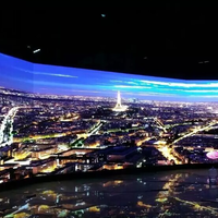 Pantalla LED de Alto Rendimiento para Escenarios de 32/43/55/65 Pulgadas, P2.5, con Procesador de Video LED SDK, para Uso en Aeropuertos