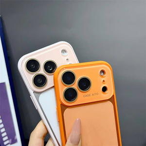 Funda Transparente Mate para Teléfono Móvil con Cristal de Cámara Convertido Original para iPhone 17 16 15 14 Pro Max, Marco de Lente y Cubierta Trasera - Product Image 5