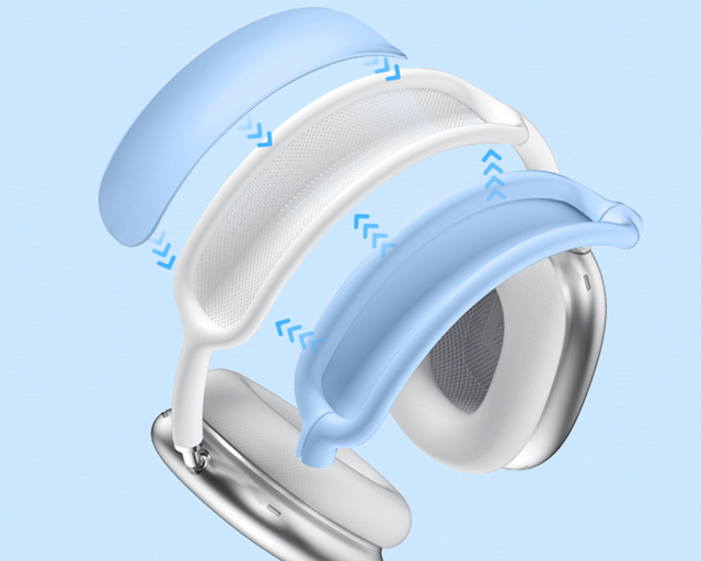 Silicone Protective case Cover for Airpods Max Headband Pad Headband Cover for Apple Airpods Max Earphone