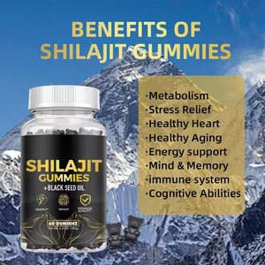 Gommose di Shilajit a Marchio Privato, Puro Shilajit dell'Himalaya, Integratori per Energia, Cervello e Sistema Immunitario con Olio di Semi Neri - Product Image 5