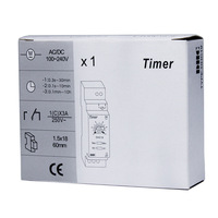DHC19 Saklar Timer Digital Meter Panel Digital Otomatis 100-240V AC/DC