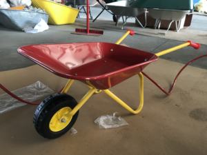 Mini roue de <span class=keywords><strong>brouette</strong></span> en plastique, jouet pour enfants, Durable et léger, en acier, plastique, jardin, cour - Product Image 4