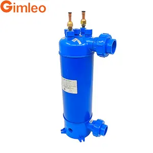 Évaporateur de condenseur d'échangeur de chaleur de bobine de tube en spirale de titane de coque de PVC pour le chauffage de pompe à chaleur de piscine (MHTA-5)