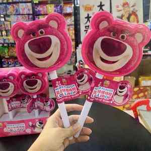 Toptan yüksek kaliteli şekerler çilek ayı şekilli lollipoplar 50g (5 adet) egzotik aperatif - Product Image 6