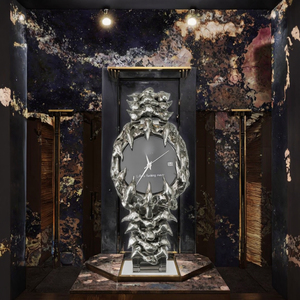 Reloj de Cuarzo Analógico de Acero Inoxidable de Alta Gama, Estilo Europeo Americano, Diseño de Garra Irregular, Moderno y Casual, Resistente al Agua 3BAR - Product Image 2