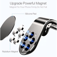 Vente en gros L Type Strong Magnetic Car Phone Holder pour iPhone 15 14, Car Air Vent Magnetic Car Mount Phone Holder
