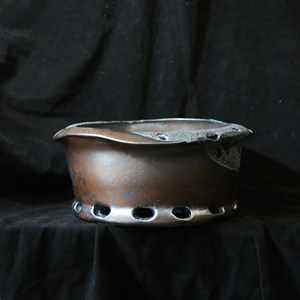 Maceta de Bonsái de Arcilla Morada Zisha, Hecha a Mano, Estilo Zen Wabi Sabi, Grande, Cocida al Horno - Product Image 3