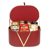 Boîte-cadeau haut de gamme en plastique, boîte de rangement ovale, organisateur de maison, conteneur alimentaire en forme d'œuf, panier-cadeau d'hôtel