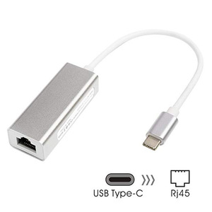 อะแดปเตอร์ประเภทซีเป็นอีเธอร์เน็ต 10 100Mbps การ์ดเครือข่ายภายนอกสำหรับแล็ปท็อปพร้อมขั้วต่อสายเคเบิล USB - Product Image 4