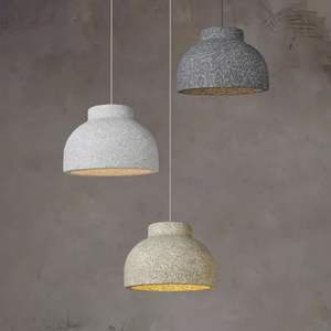 Lámpara de Estilo Japonés Wabi-Sabi, Moderna y Minimalista, Color Crema, para Comedor, Dormitorio, Iluminación - Product Image 1