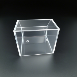 Estuche de Almacenamiento de Acrílico Transparente Personalizado a Prueba de Polvo <span class=keywords><strong>con</strong></span> Servicios de Moldeo y Unión por <span class=keywords><strong>Corte</strong></span> Láser - Product Image 2