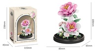 Blocs de construction en plastique Fleur de lys 2026, mini-plante bonsaï, jouet DIY, décoration florale artificielle pour la maison et le bureau, cadeau pour filles et adultes