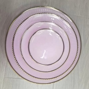 Platos de Cristal Blancos con Diseño de Fritillaria para Eventos, Bodas y Cenas en Casa de Huéspedes - Product Image 2