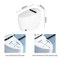 Toilette Intelligente Design Moderne Siège Chauffant Télécommande Produit Maison Intelligente