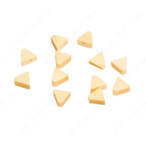 Cuentas de madera pulida Ilan triangulares de 11x4.9x9.7mm, 12 piezas para prendas de vestir - Product Image 4