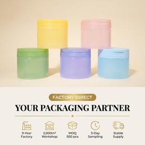 Pot en coton extra-large à couvercle rabattable 250-350g, ouverture large 83 mm, pot en plastique PP avec couvercle rabattable, certifié, faible MOQ, personnalisable - Product Image 6