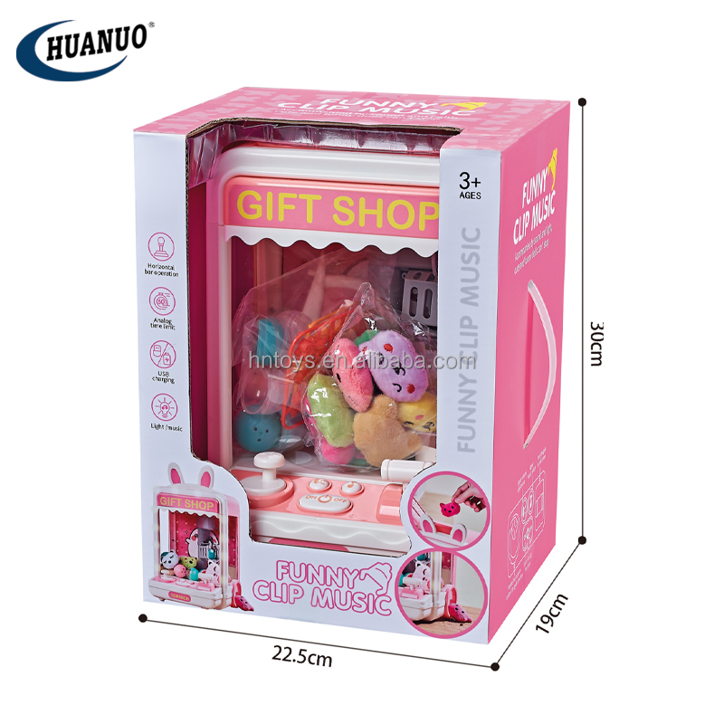 Mini Claw Machine Toy - Fun for Kids with Music & Light