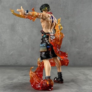 Figura de <span class=keywords><strong>Anime</strong></span> de Portgas D. Ace de <span class=keywords><strong>One</strong></span> <span class=keywords><strong>Piece</strong></span>, Figura de Acción Versión Batalla de Fuego, Estatua Coleccionable de PVC, Modelo de Juguete para Decoración de Habitaciones - Product Image 4