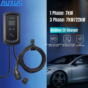 Chargeur mural de véhicule électrique mural domestique 32A EV 22kw boîtier de charge Type2 chargeur de voiture électrique pour Tesla - Product Image 4