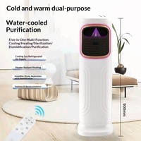 Climatiseur portable, ventilateur de refroidissement, chauffage, circulateur d'air, humidificateur, stérilisateur, purificateur d'air, diffuseur d'aromathérapie, télécommande