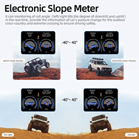 P21 Smart Gauge Head-Up Display LCD-Tachometer mit Turbo Boost und OBD2 GPS 12 Sprachen LED-Uhr für Toyota Cars