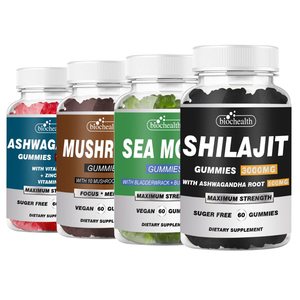 Biocchn shilajit Gummies nấm Gummies rêu biển Gummies Ashwagandha Gummies Kẹo bổ sung - Product Image 1
