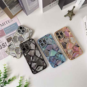 Luxe IMD Feuilles Marbre Radium Sculpture 3D Électrolytique Diamant Téléphone Cas Pochettes pour <span class=keywords><strong>Samsung</strong></span> S25/S24/S23/S22/M55/A56/A35/A10S - Product Image 2