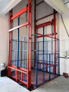 Pasokan pabrik tanaman panduan penyimpanan rel pengangkut barang Lift kargo angkat hidrolik tetap <span class=keywords><strong>2</strong></span> Ton - Product Image 6