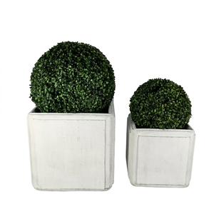 Wholesale Square <b>Large</b> Lightweight Eco-Friendly Fiber Clay Pots Garden Home Decor Flower Pot <b>Planters</b> Designed for Floor Usage - Product Image 1