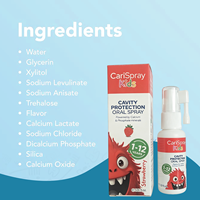 Spray buccal pour enfants, doux, non irritant, rafraîchisseur d'haleine, sans sucre, spray de protection des dents pour les soins dentaires quotidiens des enfants