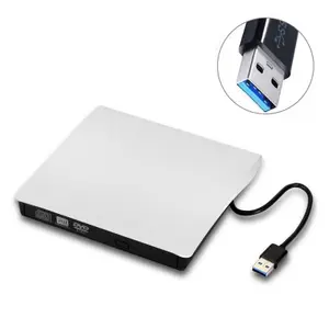 Lecteur DVD externe USB 3.0 Portable CD DVD RW graveur lecteur optique Compatible pour Windows 10 ordinateur Portable ordinateur de bureau iMacs