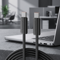 Câble de charge rapide Toocki Premium 60W PD flexible en TPE Type C, cœur épaissi à 6 brins pour téléphone et ordinateur portable