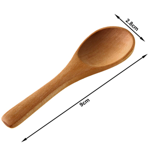 Bán Buôn 9Cm Khắc Mật Ong Mini Muỗng Gỗ Tre Mini Gỗ Mini Muỗng - Product Image 2