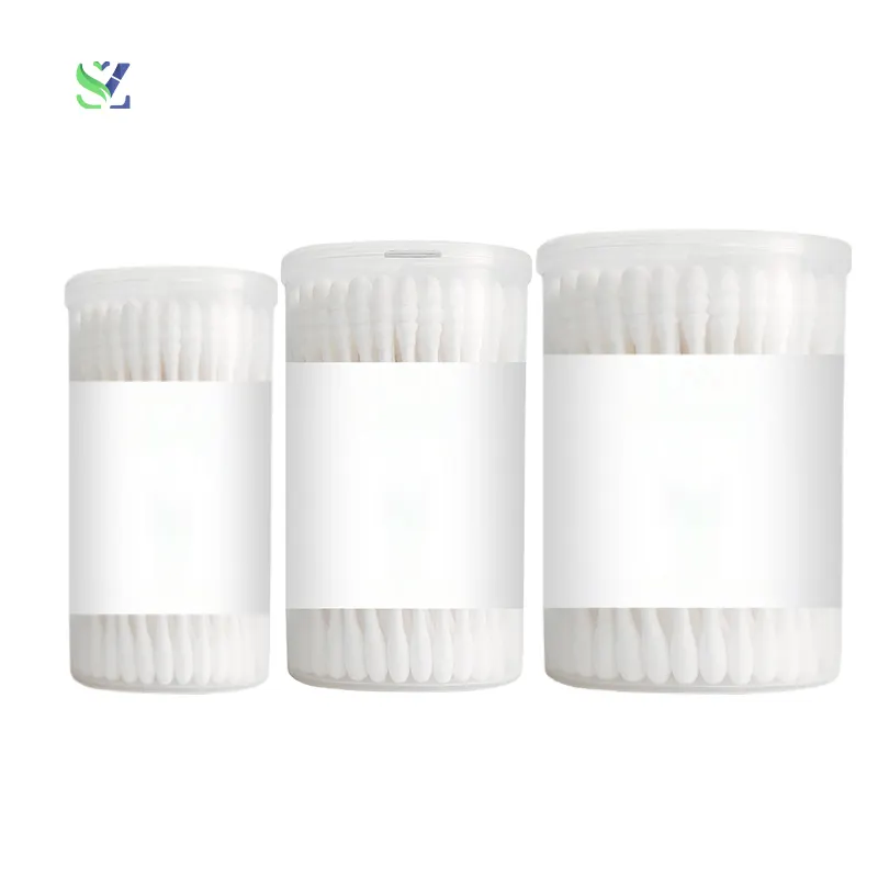 SZ High quality round heads travel bamboo cotton swabs disposable home ear cotton buds for sale