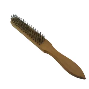 Professional long handle steel wire brush