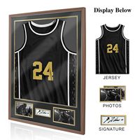 Estuche de exhibición de marco de Jersey Marco de exhibición de Jersey deportivo con protección UV 98% para uniforme de fútbol de hockey de béisbol y camiseta
